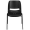Emma and Oliver Ergonomic Shell Student Stack Chair - Classroom Chair / Office Guest Chair